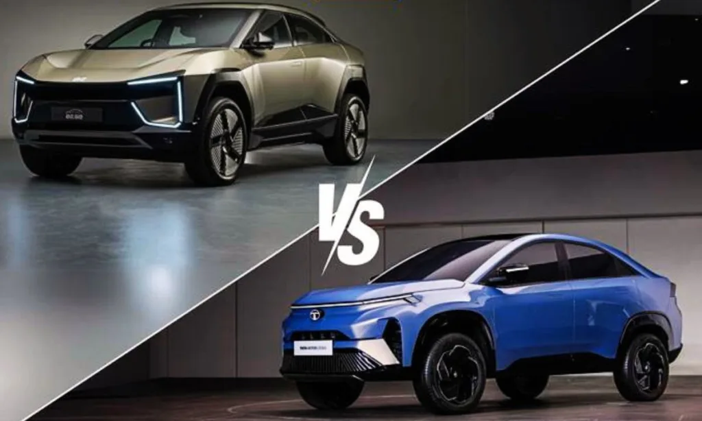 be6e vs curvv ev, be6e vs curvv, Mahindra BE 6E VS Tata Curvv, Be6e vs curvv specs, Tata curvv ev vs mahindra be 6e, Be6e vs curvv mileage, Be6e vs curvv dimensions,